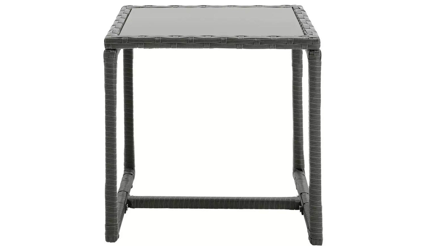 Cento 2 Seater Rattan Effect Garden Bistro Set